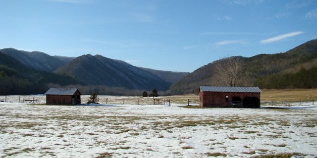 View west from Mountain Grove, VA